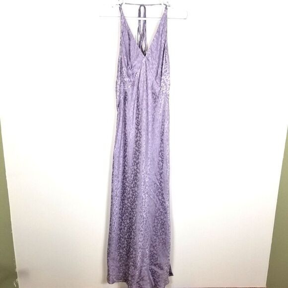 Topshop Dresses & Skirts - Topshop Lavender Purple Satin Maxi Dress